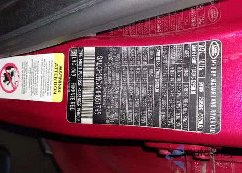 2017 Land Rover Discovery Sport Hse from USA, damaged, VIN SALCR2BGXHH651795